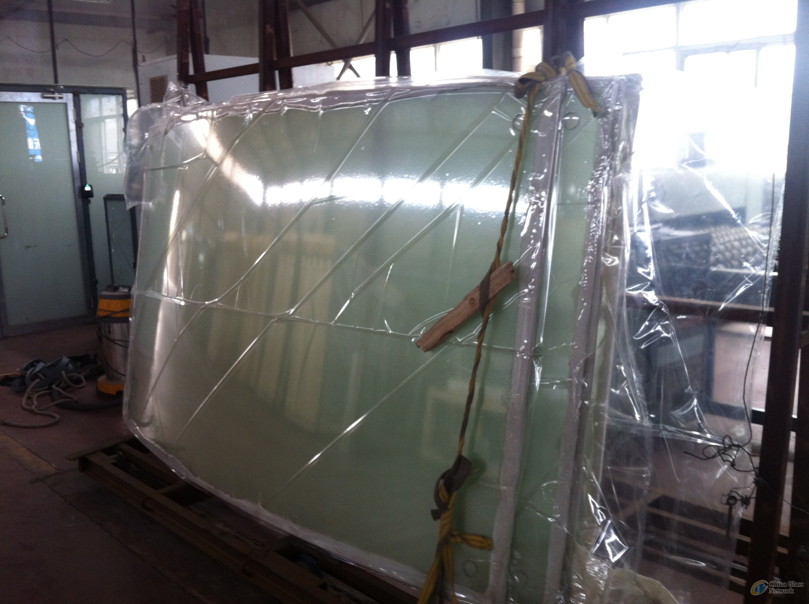 High quality glass factory milky laminated glass SYS