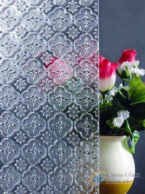 patterned glass flora,diamond rainbow,