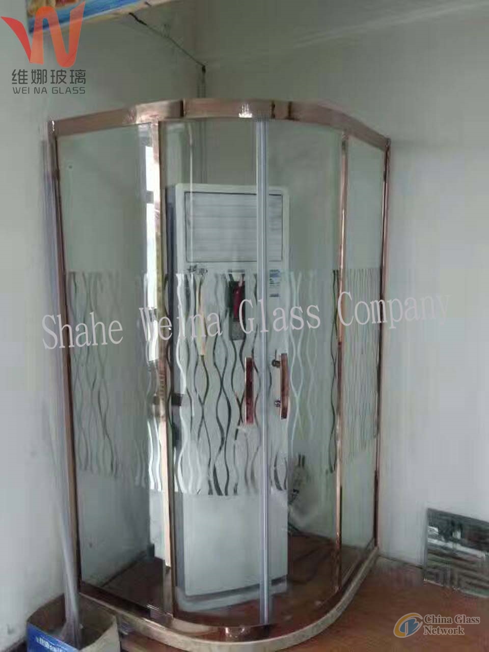 Toughened glass for 8mm shower room