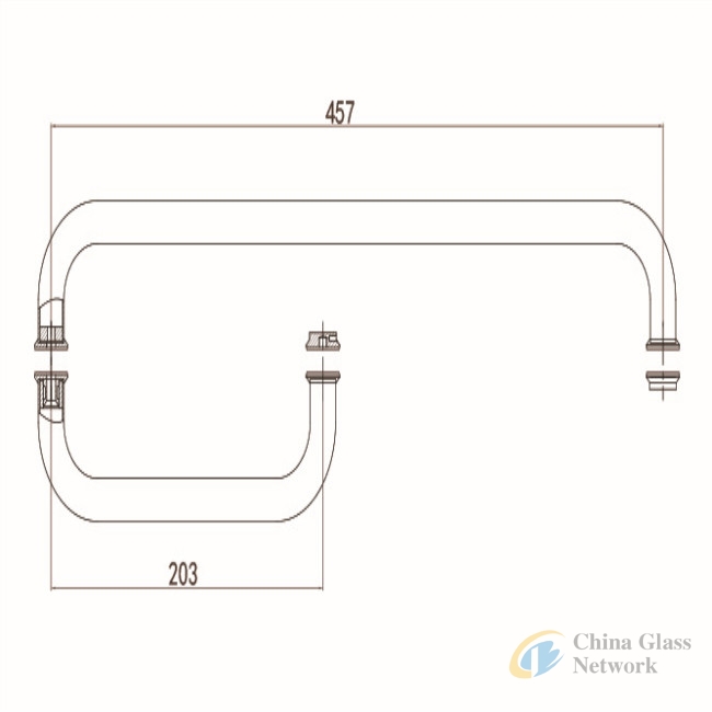 shower enclosure glass door handle 05