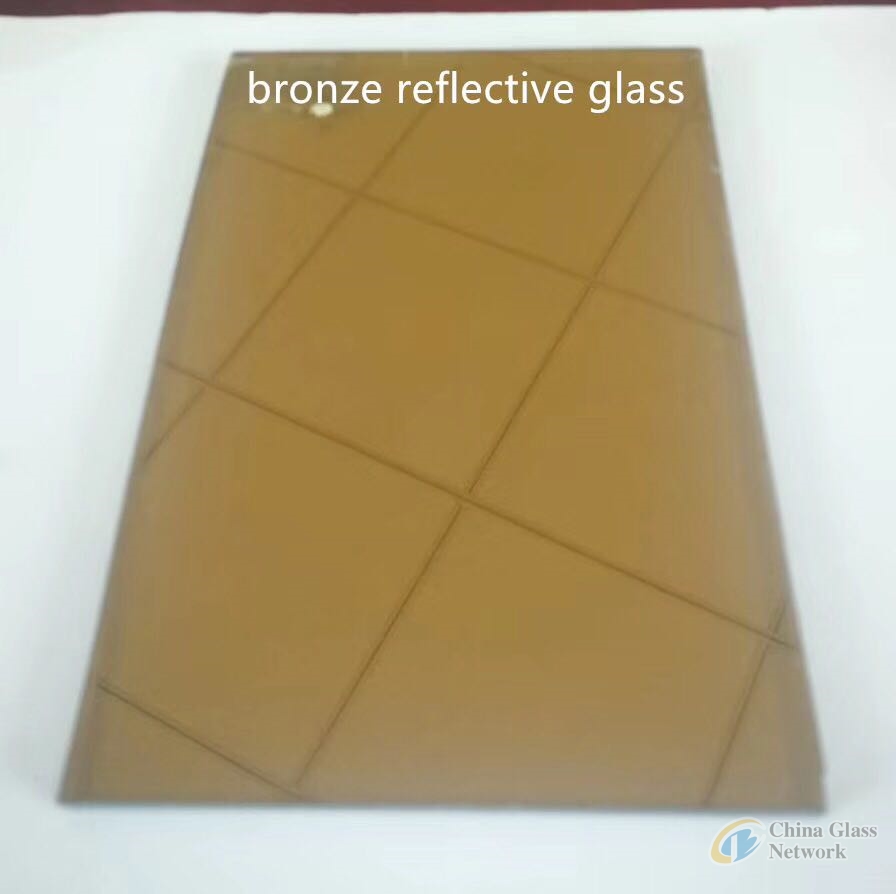 bronze/brown float/reflective building/furniture glass 4mm5mm6mm with high quality, CE and certifications