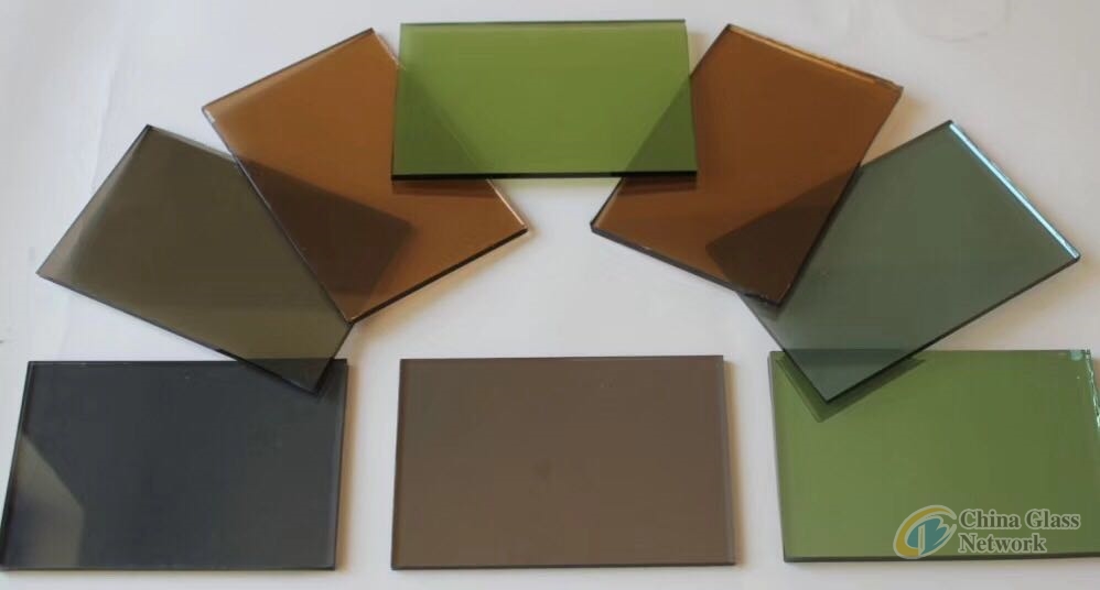 4mm-8mm tinted float/reflective building/furniture glass with high quality and certification ,bronze/green/blue/grey