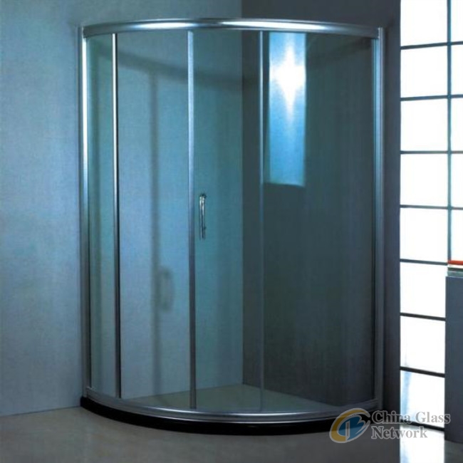 aluminum alloy framed glass shower enslosure 01