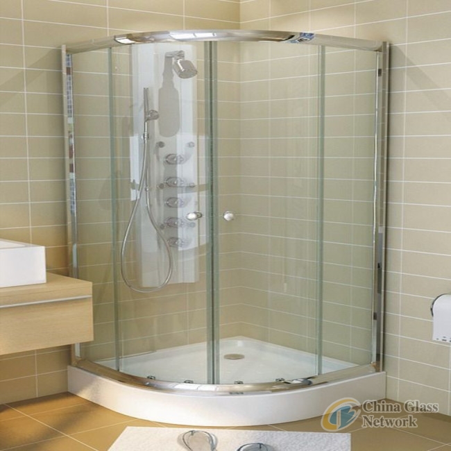 aluminum alloy framed glass shower enslosure 02