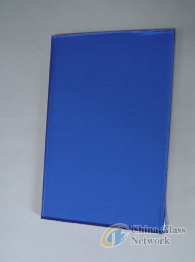 dark blue tinted/color float building/furniture glass with certification 4mm