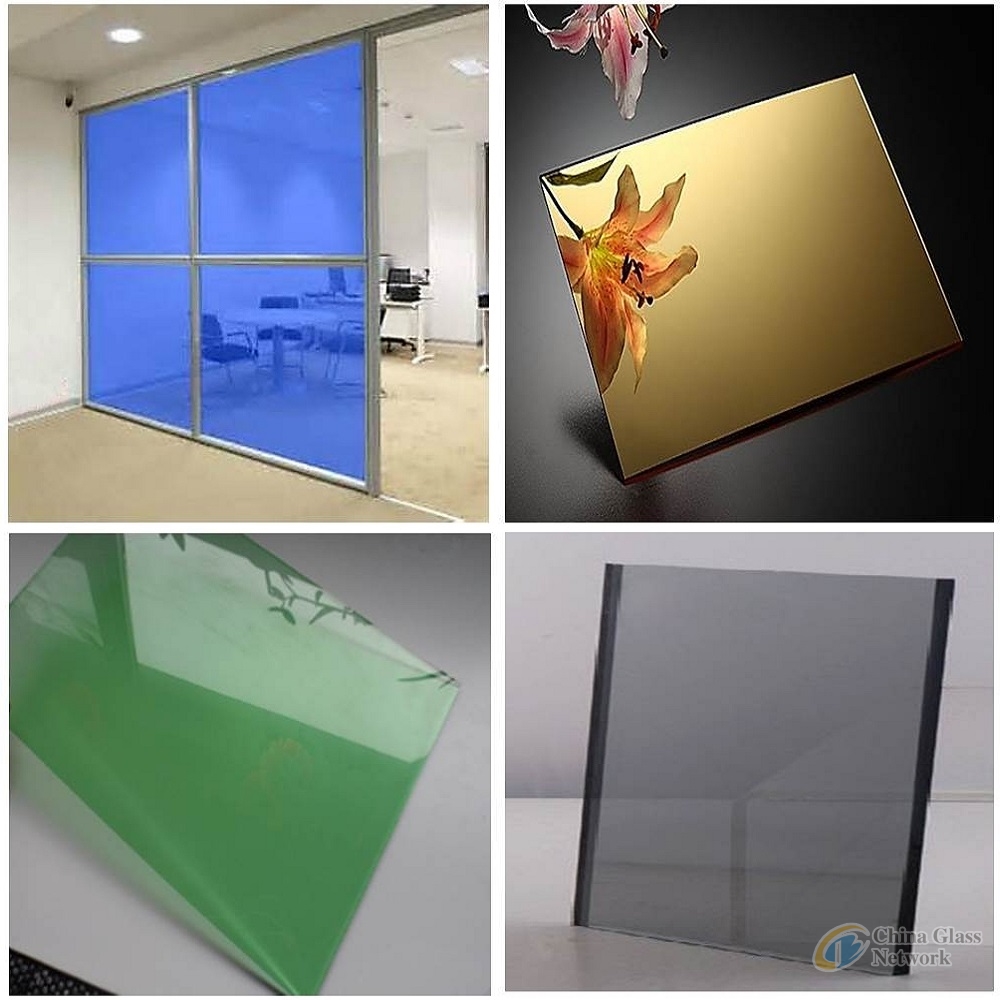 Colored Painted Clear Crystal Golden Bronze Grey Blue Green Dark Black Light Tinted Reflective Float Building Sheet Glass Wholesale