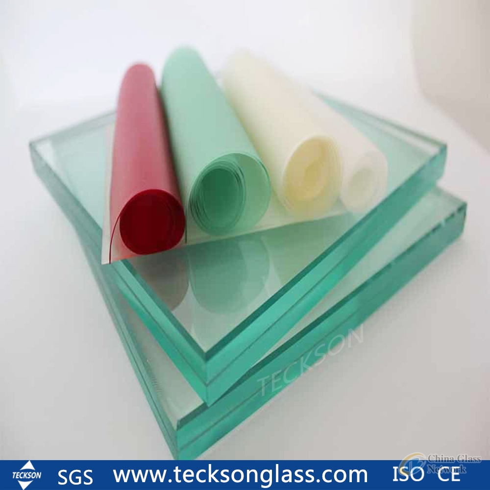 Clear Tinted Acid Etched Patterned Laminated Tempered for Window / Door /Building Solar Glass