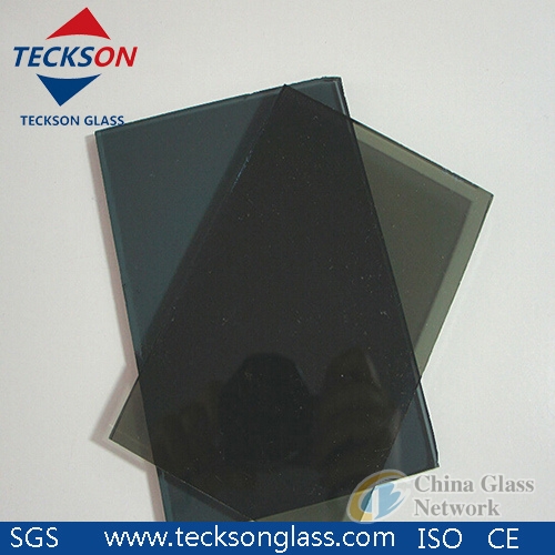 4mm Dark Grey Reflective Glass for Building