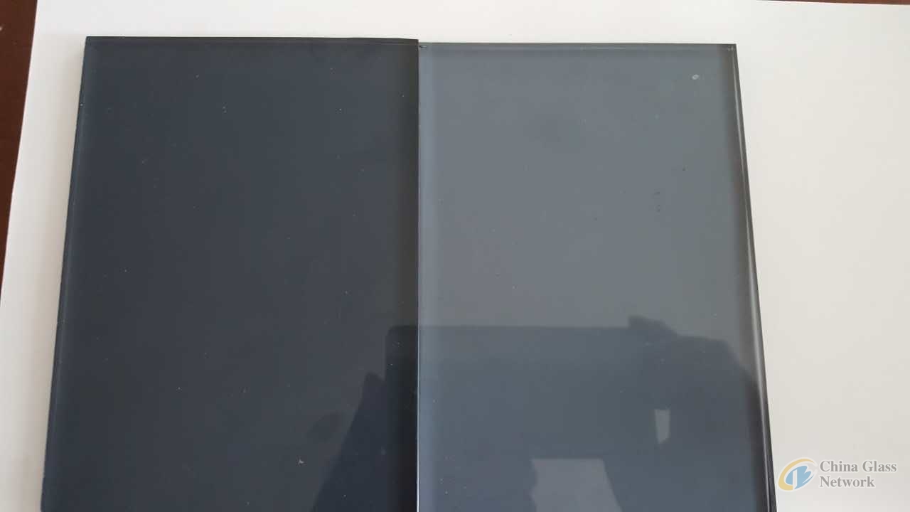 5mm6mm dark grey float/reflective building/furniture glass with high quality