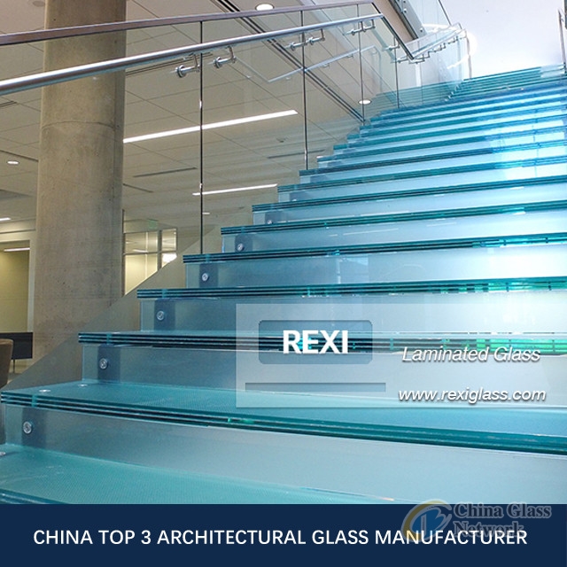 6.38mm-40.28 mm flat/curved Ultra Clear Laminated Glass, CE, SGCC&AS/NZS certified