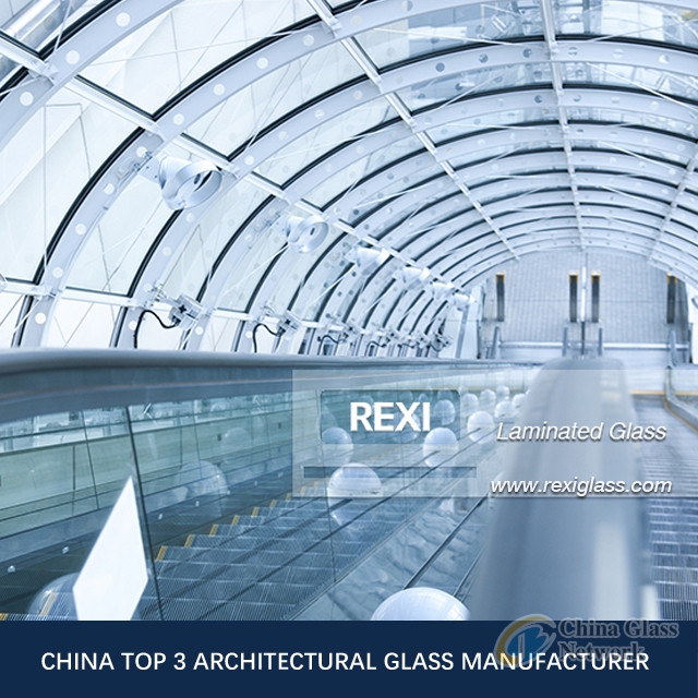 6.38mm-40.28 mm flat/curved Laminated Low Iron Glass, CE, SGCC&AS/NZS certified