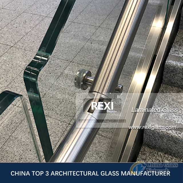 6.38mm-40.28 mm flat/curved Laminated Low Iron Glass, CE, SGCC&AS/NZS certified