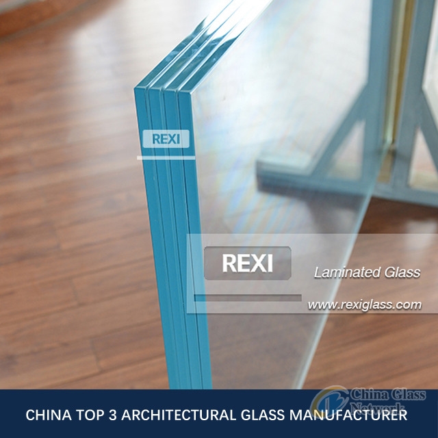 6.38mm-40.28 mm flat/curved HST Laminated Glass, CE, SGCC&AS/NZS certified