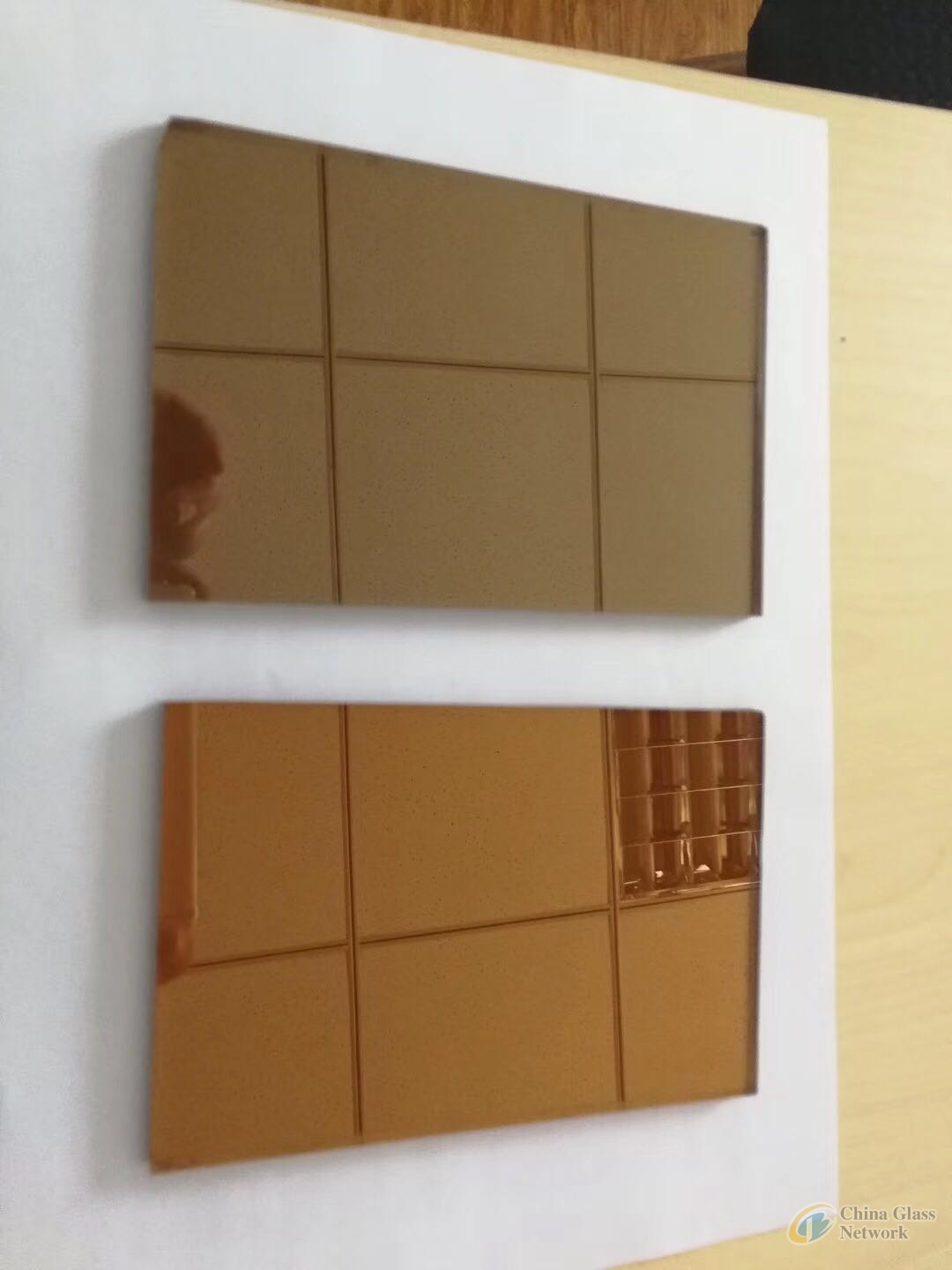 6mm Euro Bronze/Brown Tinted/Color Float Building/Furniture Glass With Certification