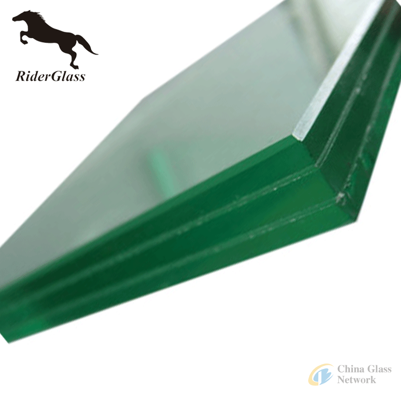 Color Tinted SGP PVB laminated glass balcony glass decorate tempered glass