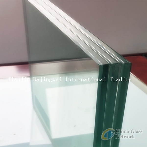 Bulletproof Glass Safety Glass 8mm triple laminated