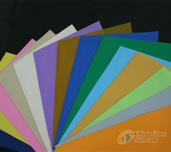 6.38MM Color Laminated Glass Safety Transluscent  PVB Glass 