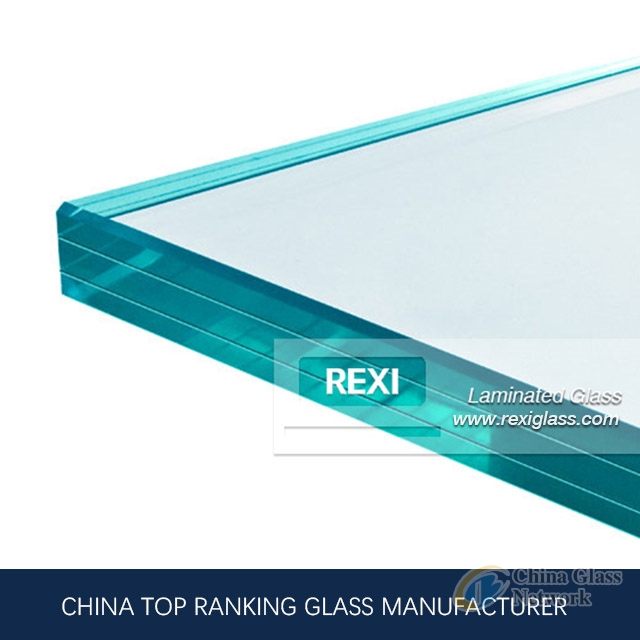 6.38mm-40.28 mm flat/curved Laminating GLASS, CE, SGCC&AS/NZS certified