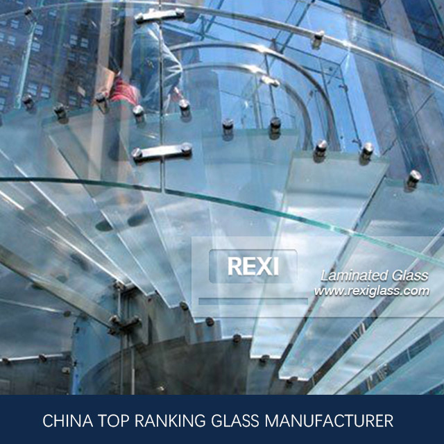 Laminating Glass for Railing System, tempered Laminating glass thickness 664, 884, 10104