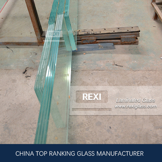 6.38mm-40.28 mm flat/curved Tempered Laminated Glass, CE, SGCC&AS/NZS certified