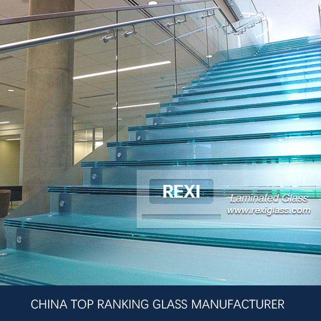 6.38mm-40.28 mm flat/curved Laminated White Glass, CE, SGCC&AS/NZS certified