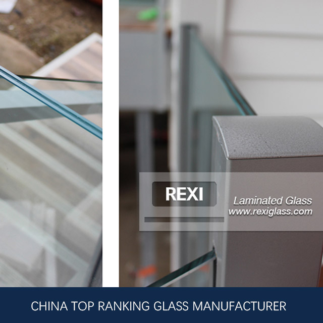 6.38mm-40.28 mm flat/curved Heat Soaked Laminated Glass, CE, SGCC&AS/NZS certified