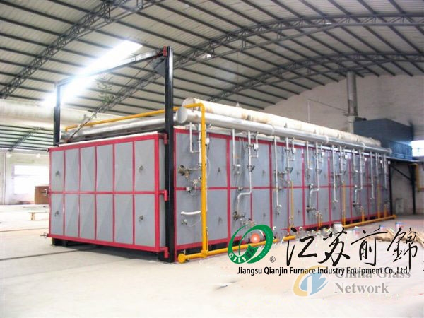 Natural gas shuttle kiln 70m?ceramic shuttle kiln