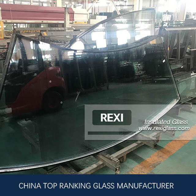 Oversized triple silver Low E insulating Glass