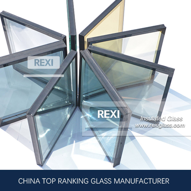Oversized triple silver Low E insulating Glass