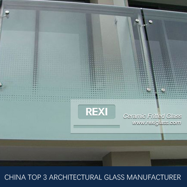 3mm-12mm Ceramic Frit Glass with max. size 3.3m*6m, CE, IGCC&AS/NZS certified