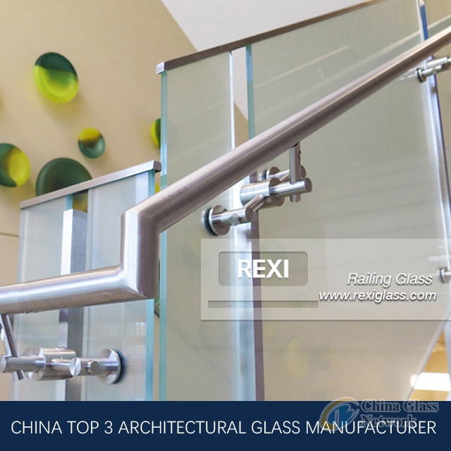 Glass Stair Railing by Tempered Glass, Laminated Glass, CE, SGCC&AS/NZS certified