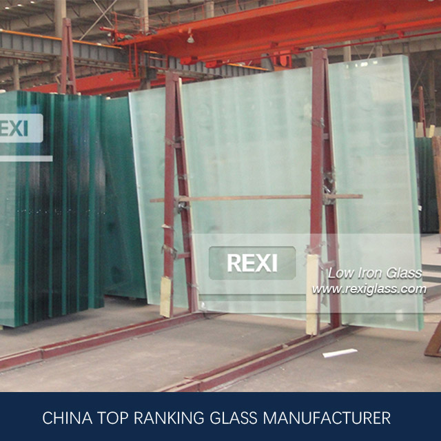 15mm Low Iron Glass, Temperable, Lamination and Insulation Grade, CE certified