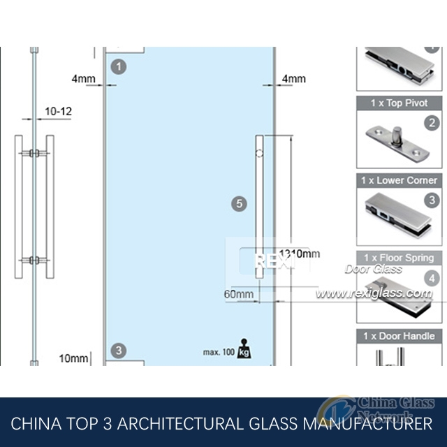 8mm 10mm 12mm 15mm 19mm tempered GLASS DOOR, door glass, CE, SGCC&AS/NZS certified