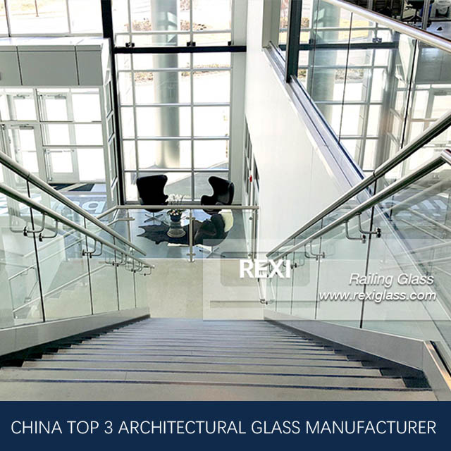 glass handrail by Tempered Glass, Laminated Glass, CE, SGCC&AS/NZS certified