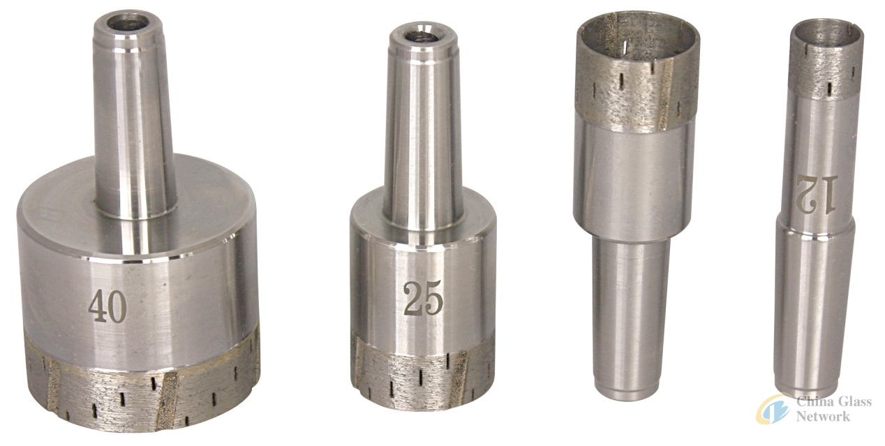 ZR-003SS stainless steel cone shank glass drill bits