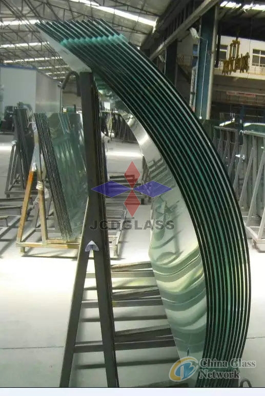 11.52mm, 13.52mm, 17.52mm, 21.52mm Curved/Bend Tempered Laminated Glass