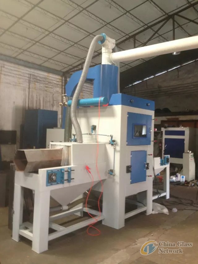 Horizontal Automatic Sandblasting Machine