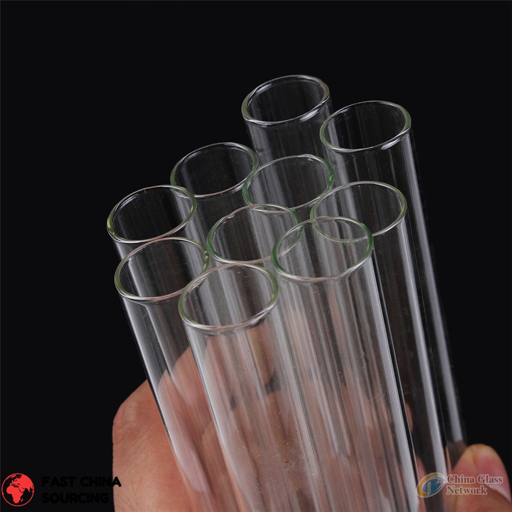 pyrex clear borosilicate glass tube for lamp shade candle holder