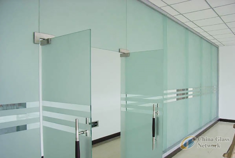 sandblasting glass frosted glass sandblasted glass