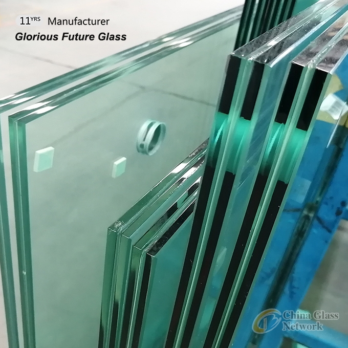 13.52mm laminated glass