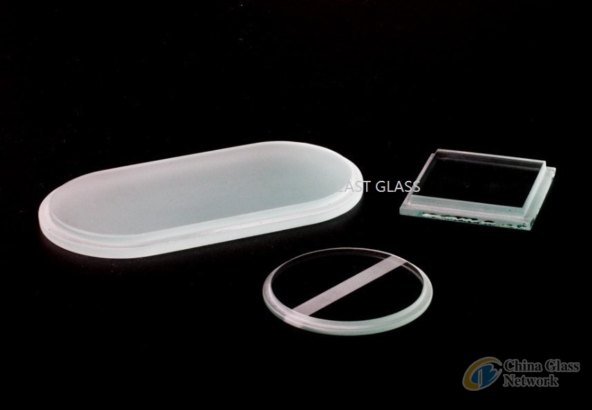 Tempered glass lighting cover, transparent toughened glass