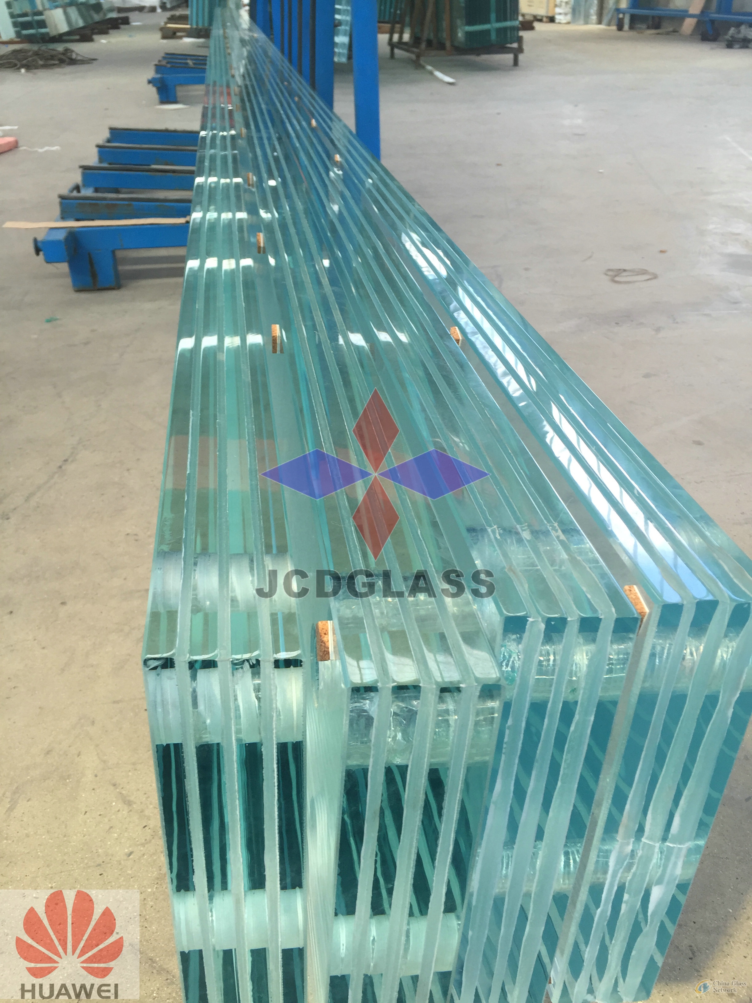 15+15+15+15 extra clear SGP Tempered Laminated Glass JUMBO SIZE