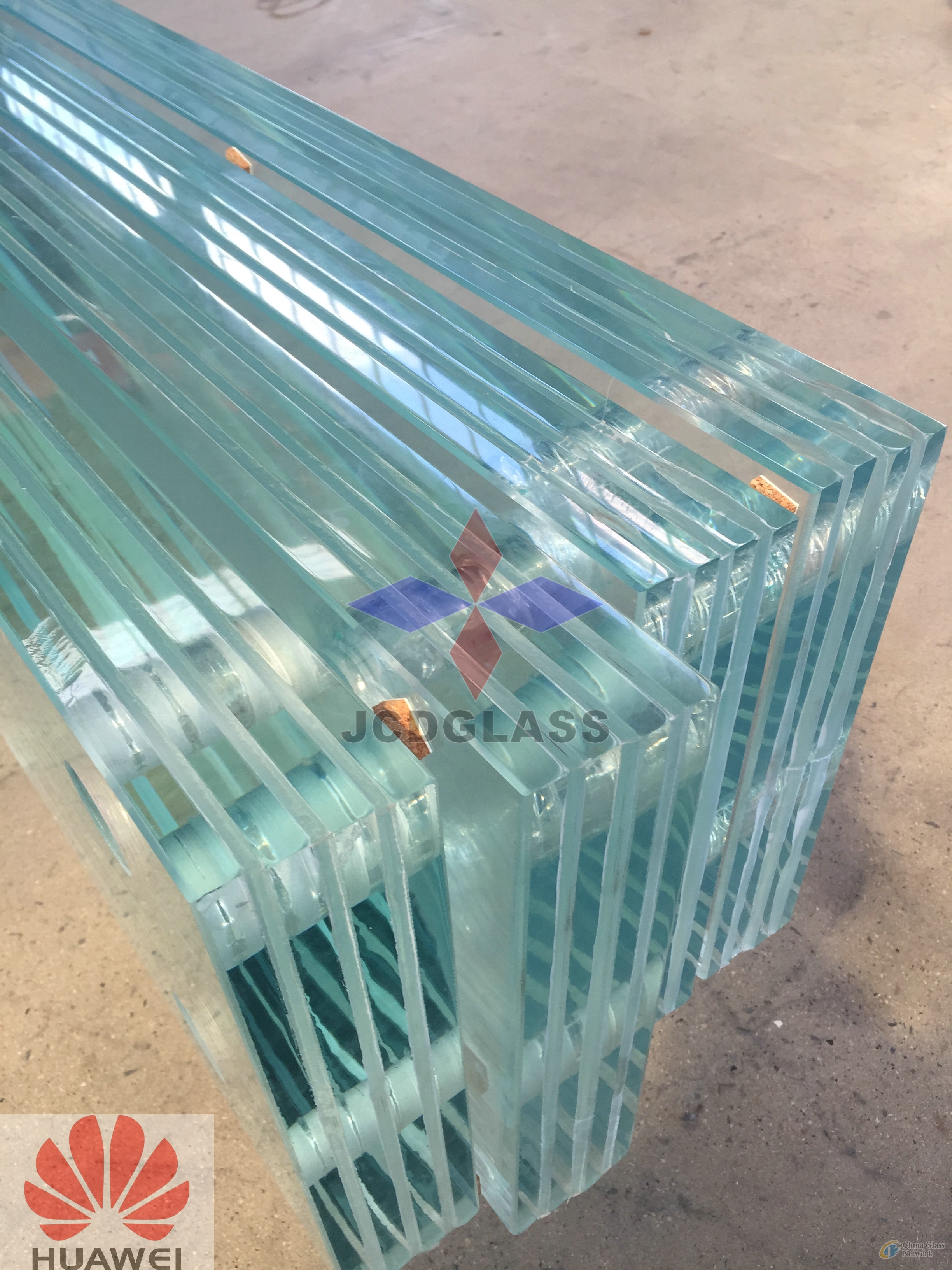 15+15+15+15 extra clear SGP Tempered Laminated Glass JUMBO SIZE