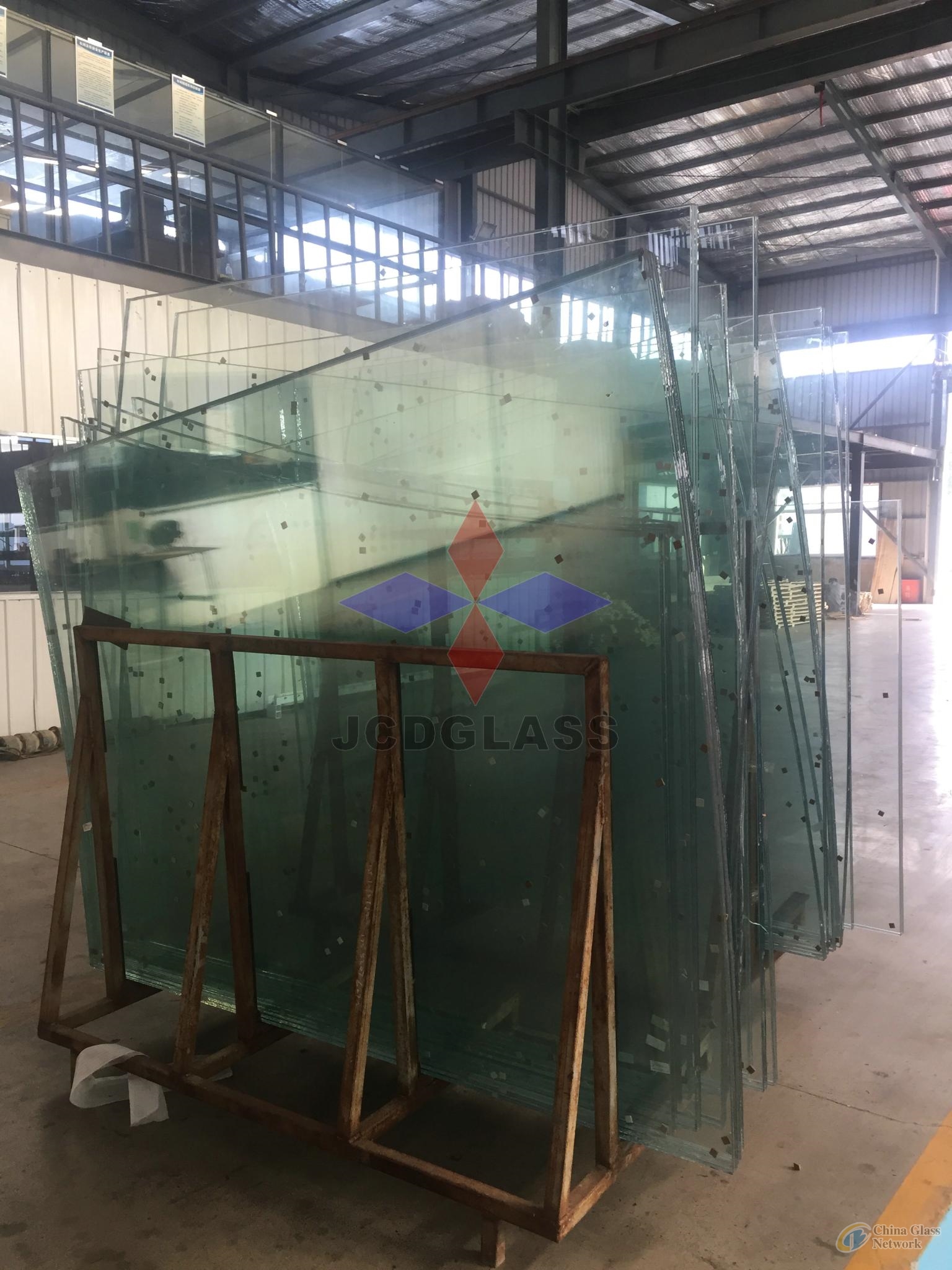 SGP laminated glass bridge panels