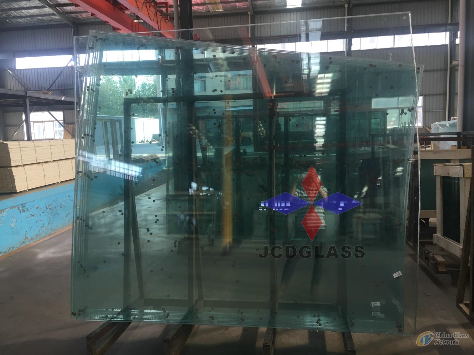 SGP laminated glass bridge panels