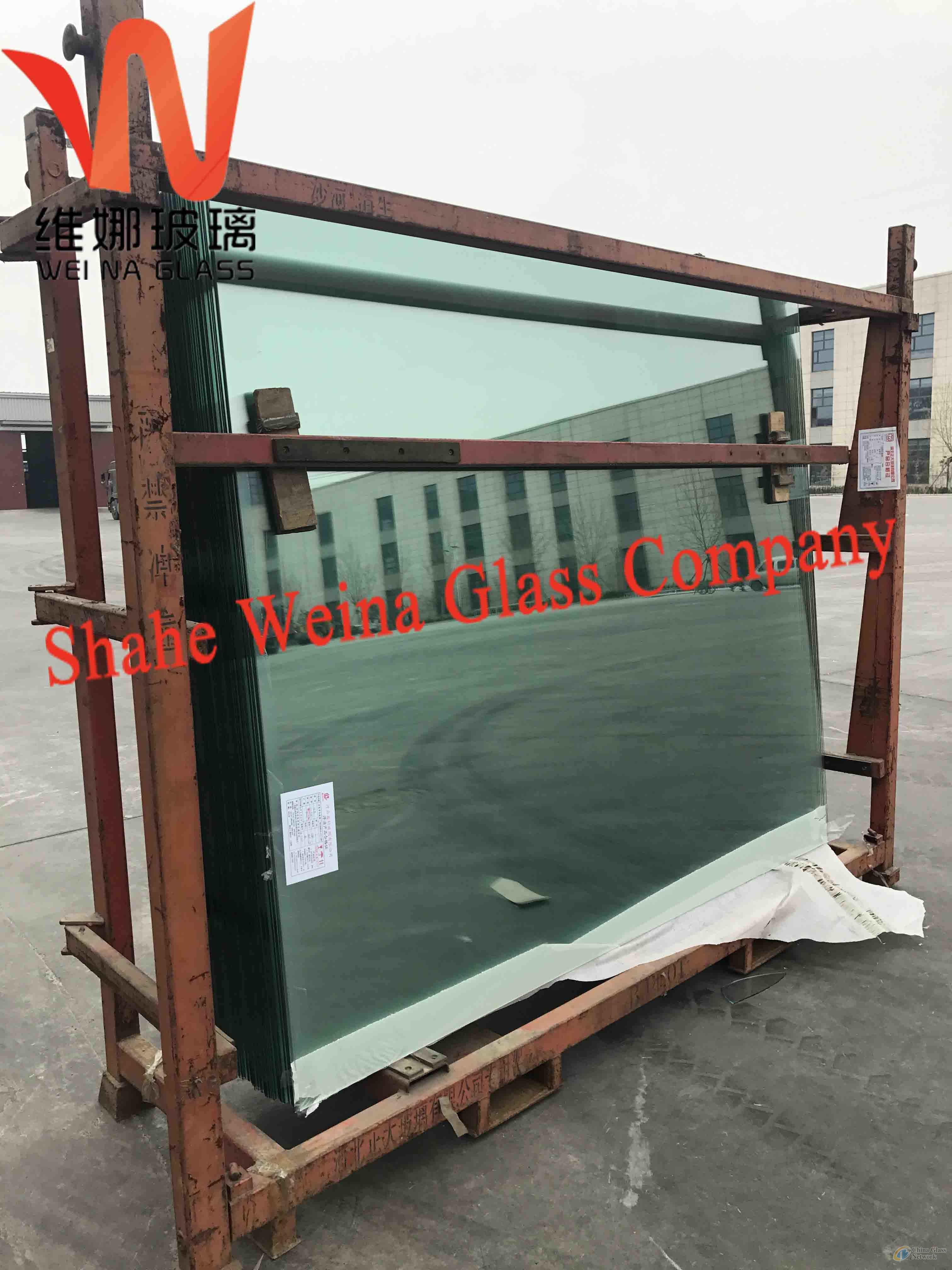 4.5mm  clear float glass from Weina Glass with high light transmittance