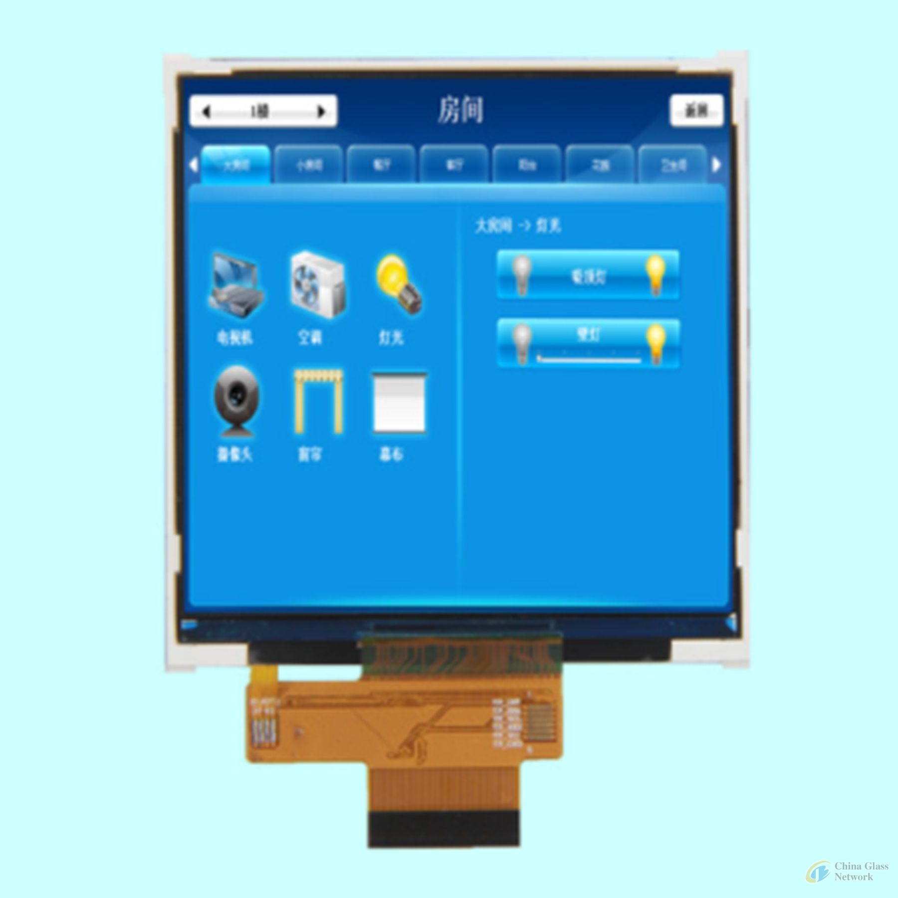 7 inch TFT color screen1024 * 600 resolution screen  With CTP