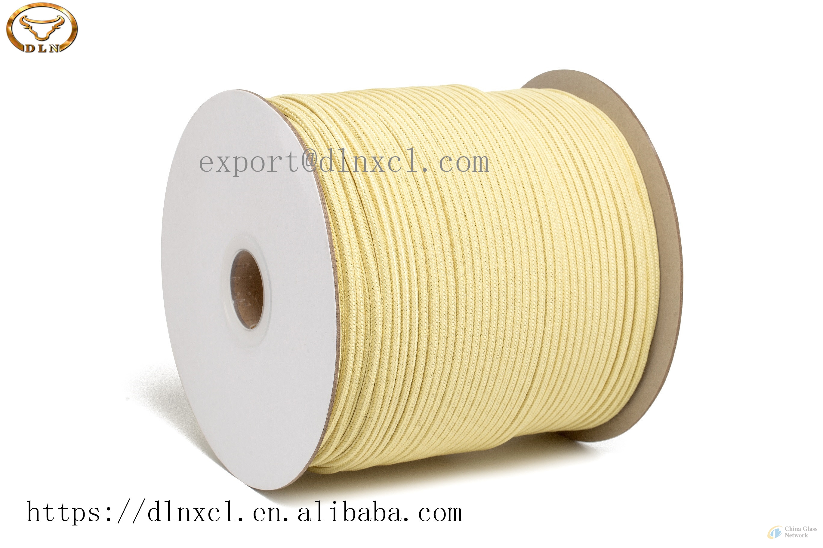 High quality kevlar aramid rope with in tempering glass