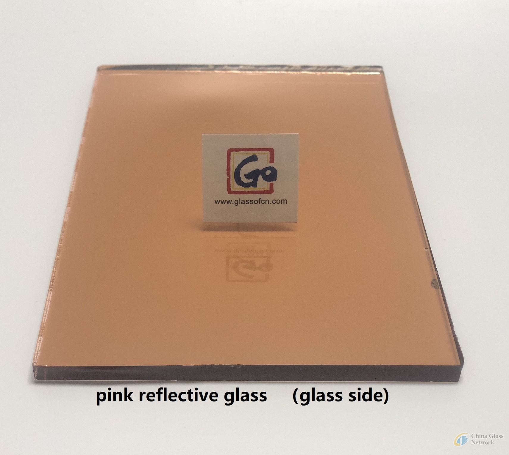 4-6mm Pink Reflective Float Glass