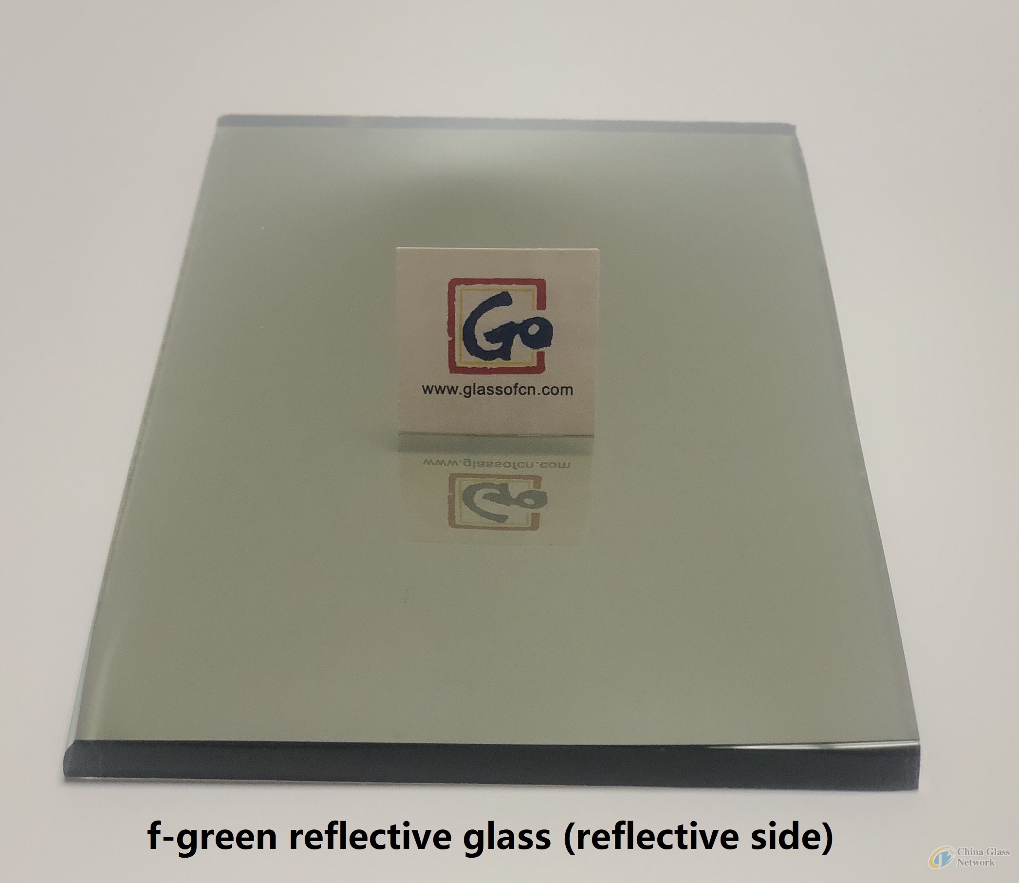 4-8mm French green reflective float glass